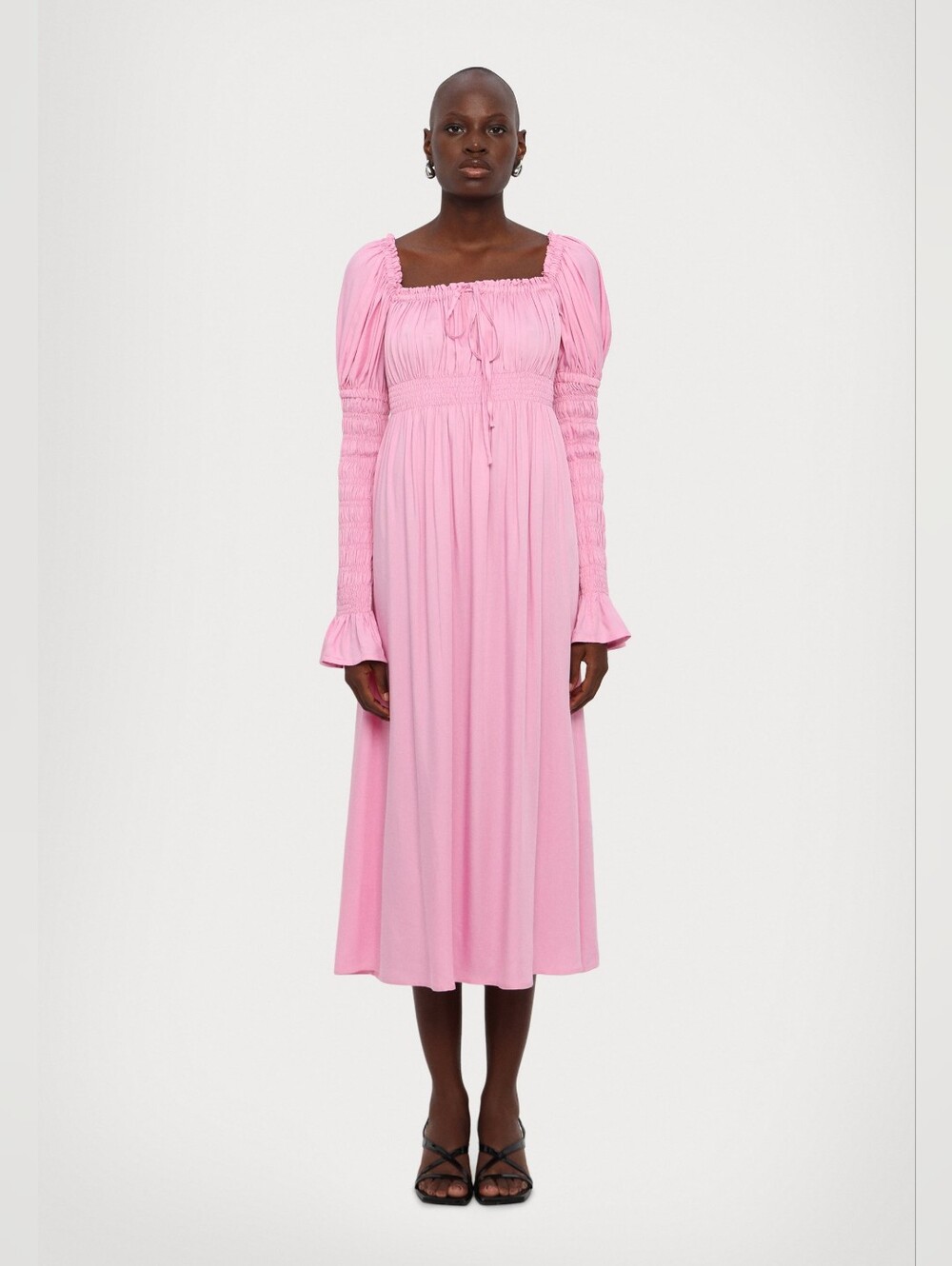 Sleeper Paloma maxi dress pink whimsigoth fem formal coquette xsmall wedding